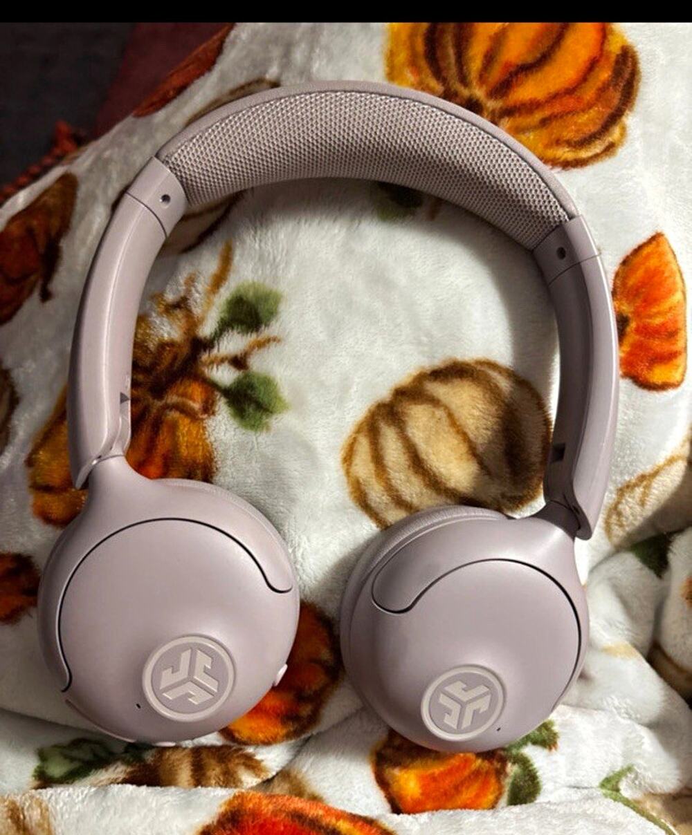 JLab Studio Purple Over-Ear Wireless Bluetooth Headphones w/ Built-In Mic 40mm